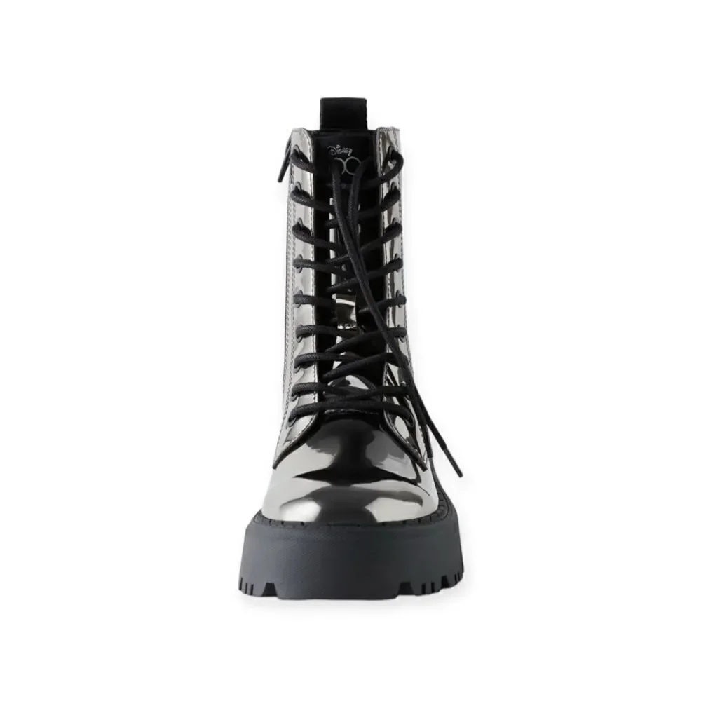 ZARA Kids | Black | MIRRORED MICKEY MOUSE © DISNEY ANKLE BOOTS